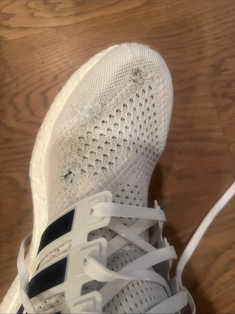 adidas Men’s White & Navy Athletic Sneakers